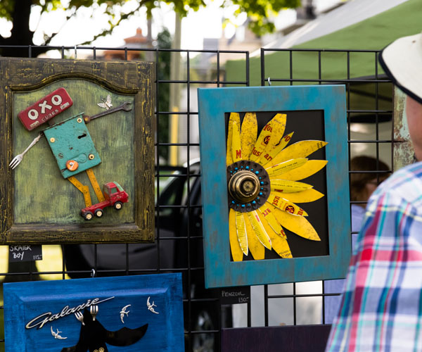 ARTZscape by the Bay Metalwork Vendor - Photo by Edward Allen
