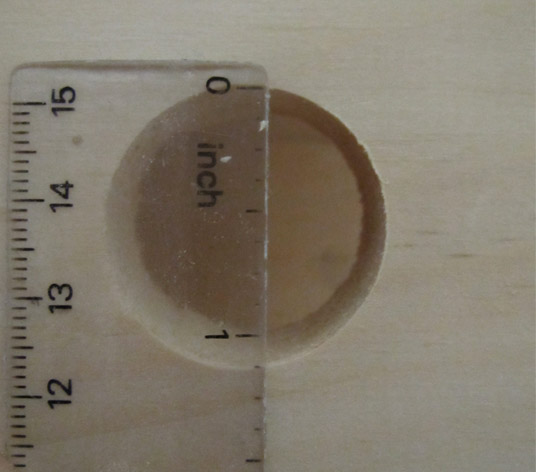 Entrance Hole Size for a wren, chickadee or a nuthatch birdhouse