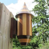 Turned Birdhouse by Cranmer Earth Design built by Travis Cranmer