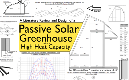 Passive Solar Greenhouse Design