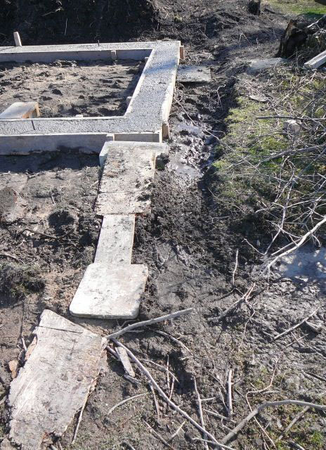 Passive Solar Greenhouse Footings 2