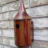 Travis Cranmer First Turned Birdhouse - Cranmer Earth Design - Turned Birdhouse